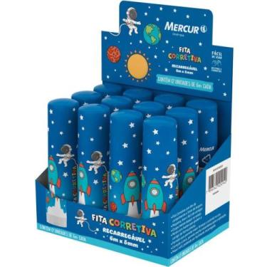 Imagem de Corretivo em Fita Recarregável 5MM X 6M Sistema Solar com Correção a S
