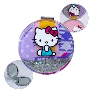Imagem de Espelho de Maquiagem Dupla Face Infantil Sanrio