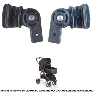 Imagem de Presilhas Travas LD e LE da Capota Carrinho Olympus ou Extreme da Galz