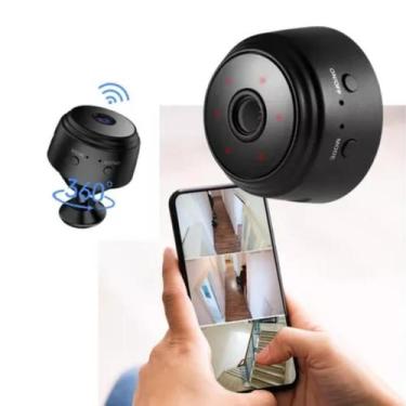 Imagem de Kit 2 Camera Espiã Sem Fio Com Som Visão Noturna Escuta 2024 - WCAN