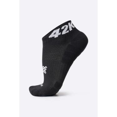 Imagem de Meia para Corrida HUPI Running Pro 42K Preto - Curta, UNICO