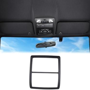 Imagem de Aunginsy Capa de painel de luz de leitura frontal compatível com Toyota Tacoma 2016-2023 console central fileira frontal moldura de luz de leitura automática painel de lâmpada de teto interno capa