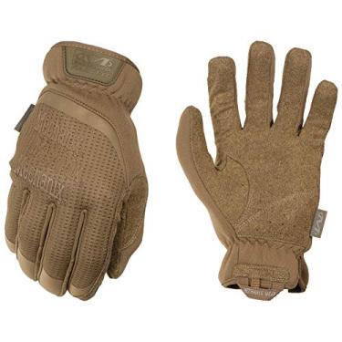 Imagem de Mechanix Wear: Luvas táticas FastFit com punho elástico para ajuste seguro, luvas de trabalho com aderência flexível para uso multiuso, luvas de segurança duráveis com tela sensível ao toque para homens (marrom, grande)