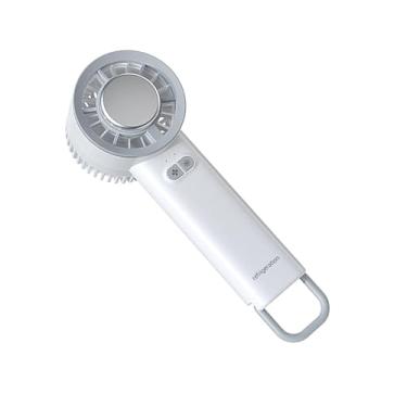 Imagem de Ｂｅｓｇａ Ventilador de resfriamento portátil ventilador de mão portátil Ajuste/cabeça de dobragem Velocidade ajustável para camping, Branco