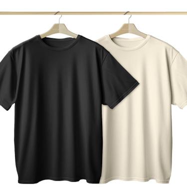 Imagem de Kit 2 Camisetas Oversized Masculina Streetwear Genuine Grit-Masculino