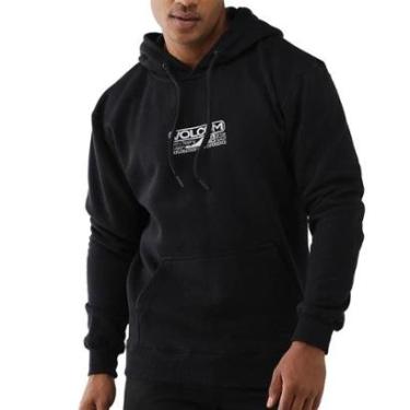 Imagem de Moletom Canguru Volcom Out There Preto-Masculino