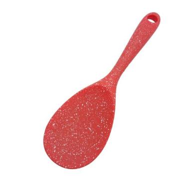 Imagem de Colher de Silicone Texturizado para Servir Arroz (Gohan) - WARI, Verme