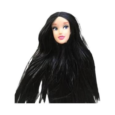 Imagem de Cabeças De Boneca Licca Careca Fofas Para Crianças DIY Maquiagem Práti