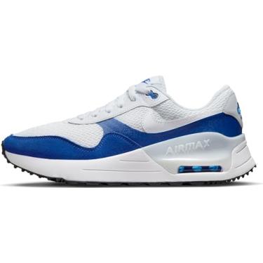 Imagem de NIKE Tênis de corrida masculino Air Max Systm Cross Country, Platina pura branca real antiga, 10