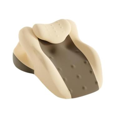 Imagem de WeiLaiKeQi Travesseiro de cunha para deitar na cama para ler, posição pernas para dormir, travesseiro de espuma viscoelástica para abdômen, cama, cintura