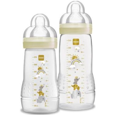 Imagem de Kit Mam Mamadeira Easy Active Set Neutra 270ml + 330ml 2m+