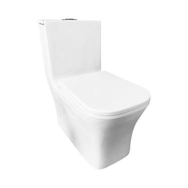 Imagem de Vaso Sanitário Monobloco Caixa Acoplada Branco Fosco R452 RENO