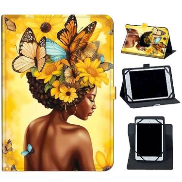 Imagem de Capa para tablet Pro Onn de 11 polegadas (modelo 2023), suporte giratório de 360 graus Mxfdegf e capa com fecho magnético para Walmart Onn 11 polegadas Pro (modelo: 100110027) 2023, African