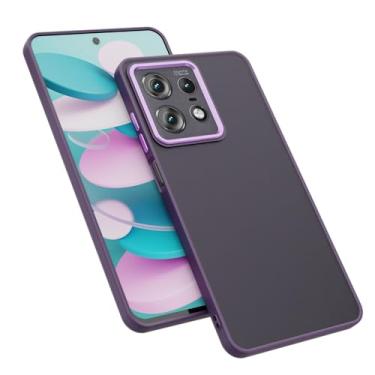 Imagem de Capa Protetora para Celular Space Compatível Motorola Moto EDGE 50 PRO Luxo Fosca Slim [ROXO DARK]