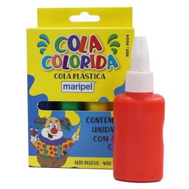 Imagem de Cola Colorida 04 Cores Sortidas 25G - MARIPEL