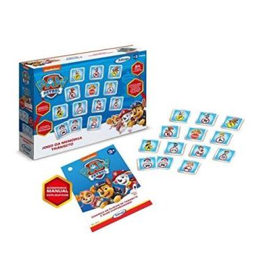 Imagem de Jogo Da Memoria Patrulha Canina Transito 24Pcs - XALINGO