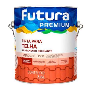 Imagem de Resina Acrilica Para Telha Base De Agua Futura 3,6L Cores - Futura Tin