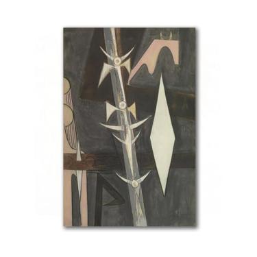 Imagem de "Escada para a luz". Reprodução de pinturas famosas. Arte de parede em tela. Pôsteres e impressões. Imagem para decoração de casa 80 x 120 cm sem moldura