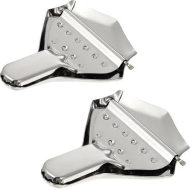 Imagem de Espremedor cítrico manual de aço inoxidável para espremedor eficiente de limão e frutas para cozinha e bar Use máquina de lavar louça seguro fácil de fazer " (2 packs)