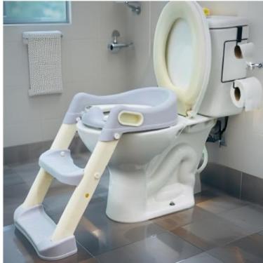 Imagem de Assento Redutor Penico Privadinha Vaso Sanitário Infantil Bebê Menino Menina(Cinza Granito)