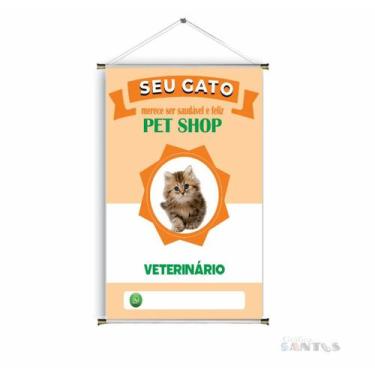 Imagem de Banner pronto Veterinário BA 277 medida 45x70 cm arte pronta