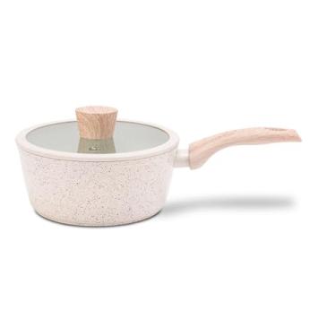 Imagem de Brinox - Panela de Indução com Tampa Ceramic Life Sirius Ø18 cm 1,5L Revestimento Cerâmico Antiaderente - Vanilla