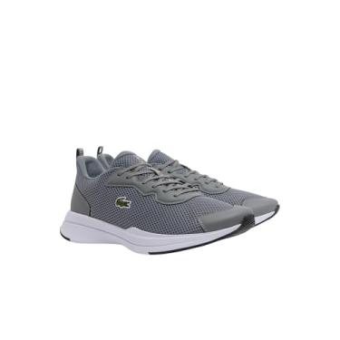 Imagem de Lacoste Neo Run Base Tênis masculino, Cinza e branco, 43