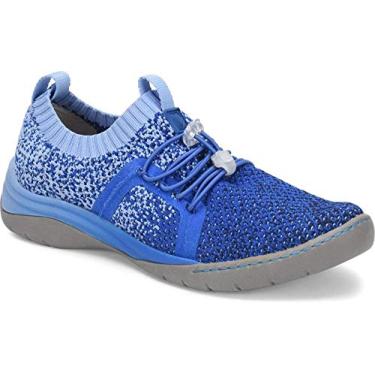 Imagem de Nurse Mates Align Torri Shoes | Palmilha ortopédica ergonômica | Cabedal de tecido de malha | Estabilidade e conforto de suporte | Antiderrapante, Azul-marinho, 6.5 US