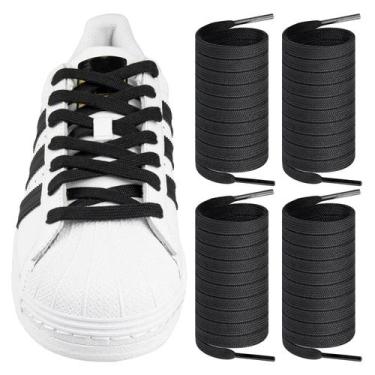 Imagem de Cadarços Endoto para Adidas Superstars Grand Court Black