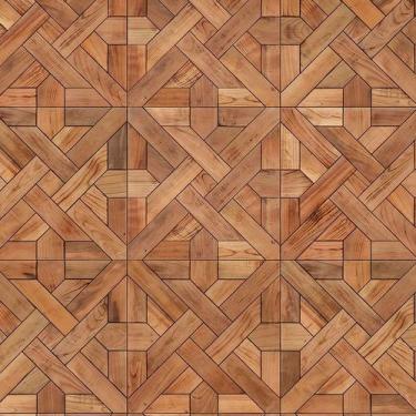 Imagem de Papel de Parede Adesivo Madeira Mosaico - 047 - Multimpressão