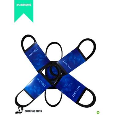 Imagem de Kit 3x Correias Bicicleta Motorizada 575-5M - DELTA