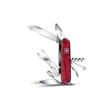 Imagem de Canivete Suíço Victorinox Climber Vermelho Translúcido 14 funções Orig