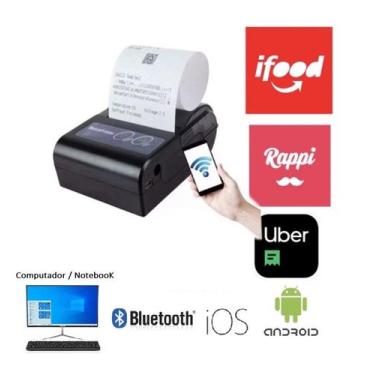 Imagem de Original Impressora térmica Profissional bluetooth pedidos bar restaur