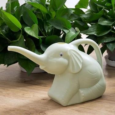 Imagem de Regador Plástico Elefante 2 Litros Verde Regador De Jardim