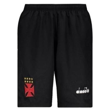 Imagem de Bermuda Diadora Vasco Viagem 2018 Masculina - Preto 71P0083M-Masculino