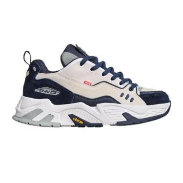 Imagem de Globe Tênis de skate CT-4000 da marca Globe, Branco/Azul marinho, 36