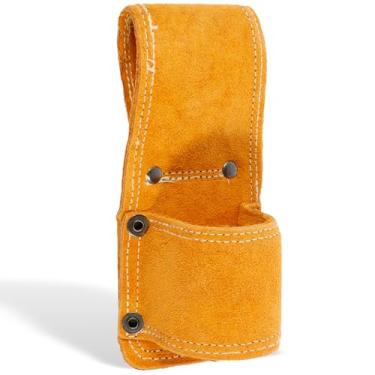 Imagem de Suporte de martelo para cinto, coldre de cinto de machado, coldre de martelo de couro bovino, suporte de cinto de martelo de furos duplos, suporte de ferramentas de couro, suporte de martelo seguro