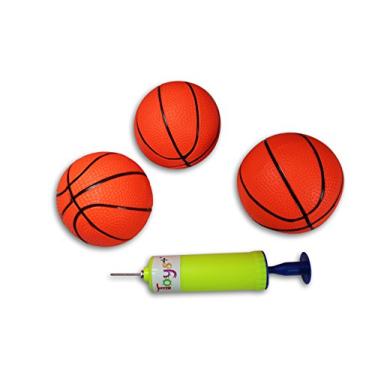 Imagem de Toys+ Pacote com 3! Minicbolas de basquete infláveis incluem bomba e agulha Magic Shot Pro mini bolas de basquete
