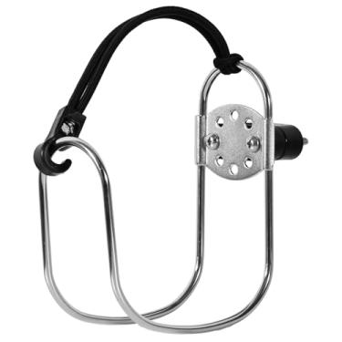Imagem de Mirfane Suporte de boia salva-vidas, suporte de anel salva-vidas de aço inoxidável de grau marítimo para barco, suporte de anel de resgate resistente à corrosão serve para preservador de vida de 61 a