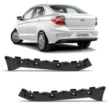 Imagem de Par Suporte Guia Parachoque Traseiro Ka Sedan 2015 A 2022 - SP ACESSÓR