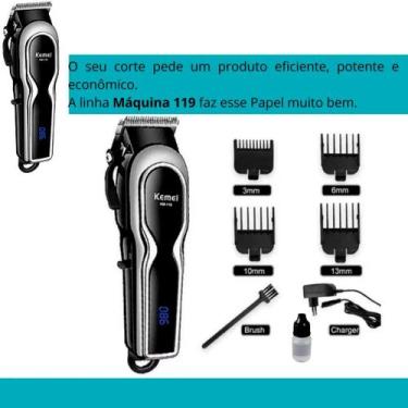 Imagem de Kemei Compacta Sem Fio Display Digital Bivolt - RELET