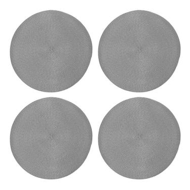 Imagem de Jogo Americano 4 Peças Alegro Prata - Casambiente Jgam027