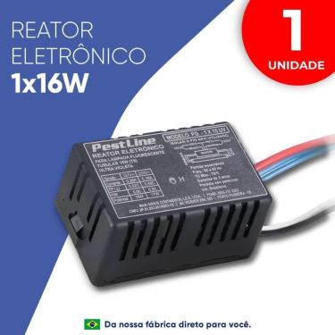 Imagem de 2X Pestline Reator 1X16/15W Para Lâmpada Fluorescente Tubula