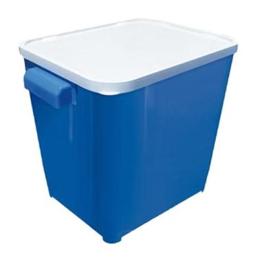 Imagem de Porta Racao Canister 6kg Comida Cachorro Gato Pote Azul - FURACAO