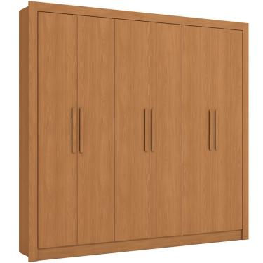 Imagem de Guarda Roupa 6 Portas 2 Gavetas M569 Kappesberg - Canela