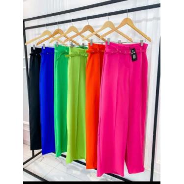 Imagem de Calças pantalona com cento - Eli modas