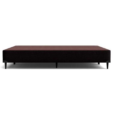 Imagem de Base Sommier Camurça Preto Queen 158x198x23cm - 1051611810 - Ortobom Base Sommier Camur...