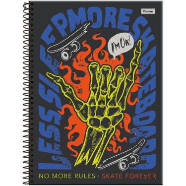 Imagem de Caderno 10x1 Capa Dura Drip 160fls 04 unid - Foroni