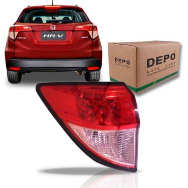 Imagem de Lanterna Traseira Honda Hrv 2015 2016 Canto Led - DEPO, Esquerdo