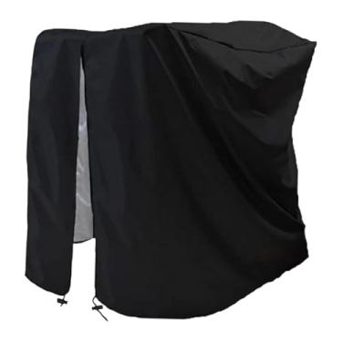 Imagem de UGPLM Capa para esteira com proteção contra poeira e cordão ajustável para garagem, multifuncional, para academia em casa, capa para máquina de corrida, Preto